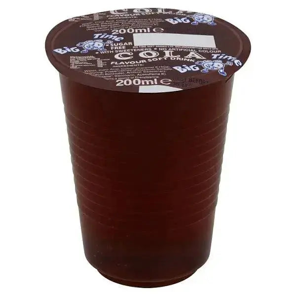 Big Time Cola Flavour Soft Drink with Sweeteners 200ml (Case of 24)  Adomoo