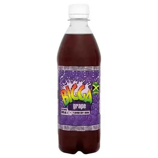 Bigga Grape Flavour Soft Drink 600ml (Case of 12)  Adomoo
