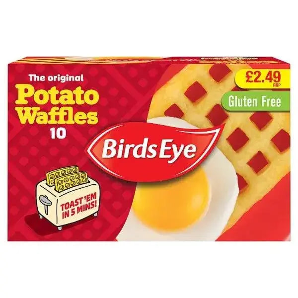 Birds Eye 10 The Original Potato Waffles 567g  Adomoo