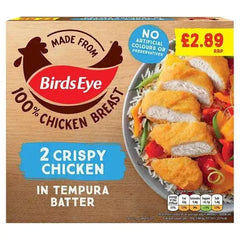 Birds Eye 2 Crispy Chicken in Tempura Batter 170g  Adomoo