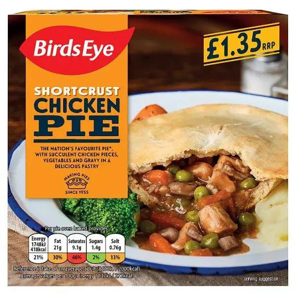 Birds Eye Shortcrust Chicken Pie 155g  Adomoo