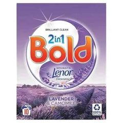 Bold 2 in 1 Washing Powder Lavender & Camomile 650g 10 Washes (Case of 6)  Adomoo