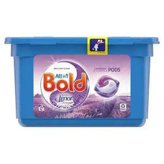 Bold All-in-1 Pods Washing Capsules Lavender & Camomile 12 Washes (Case of 4)  Adomoo