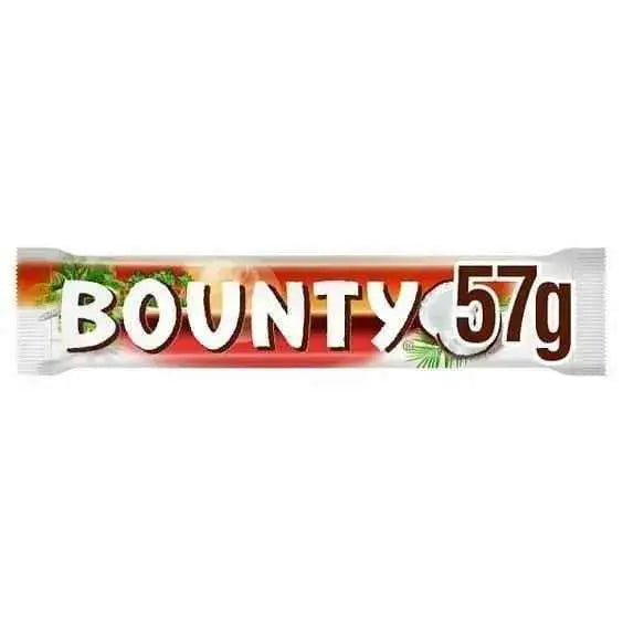 Bounty Coconut Dark Chocolate Duo Bar 57g (Case of 24)  Adomoo