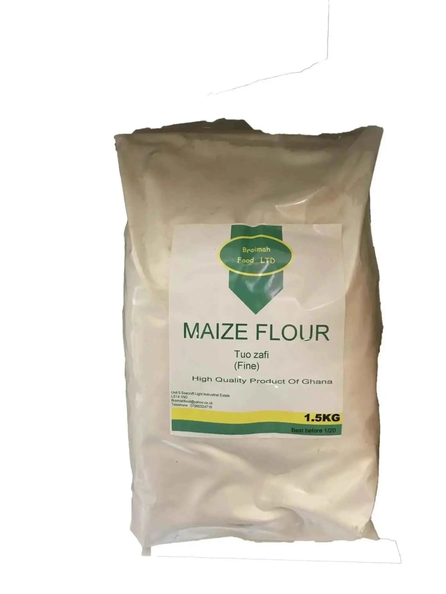 Braimah Foods Ltd Maize Flour Tuo Zafi (Fine)  Adomoo