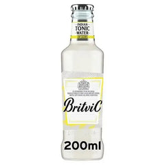Britvic Indian Tonic Water Low Calorie Bottles 24 x 200ml (Case of 24)  Adomoo