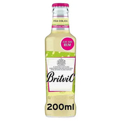 Britvic Piña Colada Non-Alcoholic Cocktail Mixer 200ml (Case of 24)  Adomoo