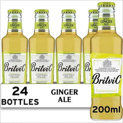 Britvic Spicy Ginger Ale Bottle 200ml (Case of 24)  Adomoo