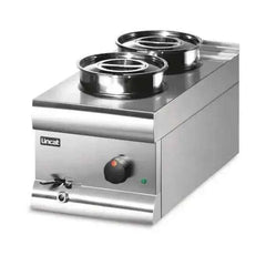 BS3W-Lincat Silverlink 600 Electric Counter-top Bain Marie-Wet Heat-Round Pots-W300mm-1.0kW  Adomoo