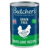 Butchers Chicken and Tripe Wet Dog Food Tin 400g (Case of 12)  Adomoo