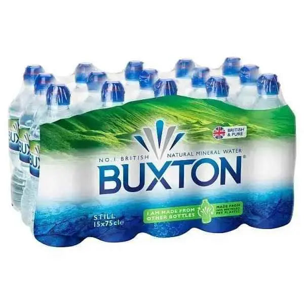 Buxton Still Natural Mineral Water 75cl (Case of 15)  Adomoo