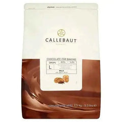 Callebaut Chocolate Drops for Baking Milk 2.5kg  Adomoo