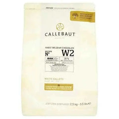Callebaut Finest Belgian Chocolate White Callets 2.5kg  Adomoo
