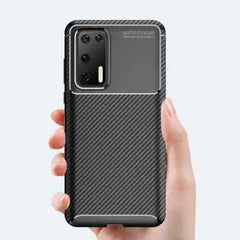 Carbon Fibre TPU Case for Huawei P40 Adomoo