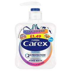 Carex Moisture Antibacterial Hand Wash 250ml (Case of 6)  Adomoo