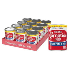 Carnation Evaporated Milk 410g (Case of 12) Adomoo