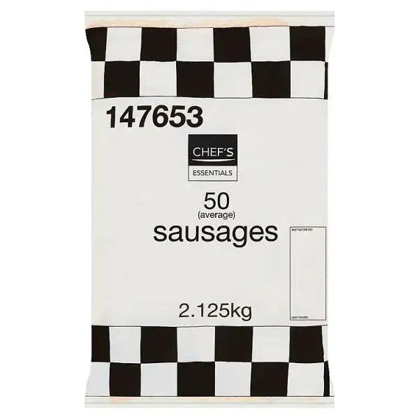 Chefs Essentials 50 (Average) Sausages 2.125kg  Adomoo
