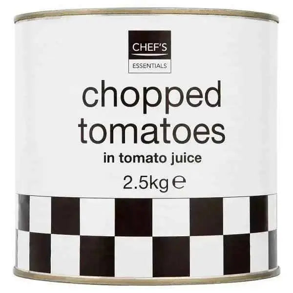 Chef's Essentials Chopped Tomatoes in Tomato Juice 2.5kg  Adomoo