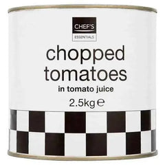 Chef's Essentials Chopped Tomatoes in Tomato Juice 2.5kg  Adomoo