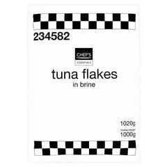 Chef's Essentials Tuna Flakes in Brine 1020g (Drained Weight 1000g)  Adomoo
