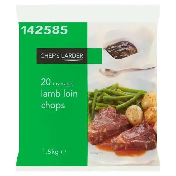Chef's Larder 20 Lamb Loin Chops 1.5kg  Adomoo