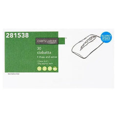 Chefs Larder 30 Ciabatta  Adomoo