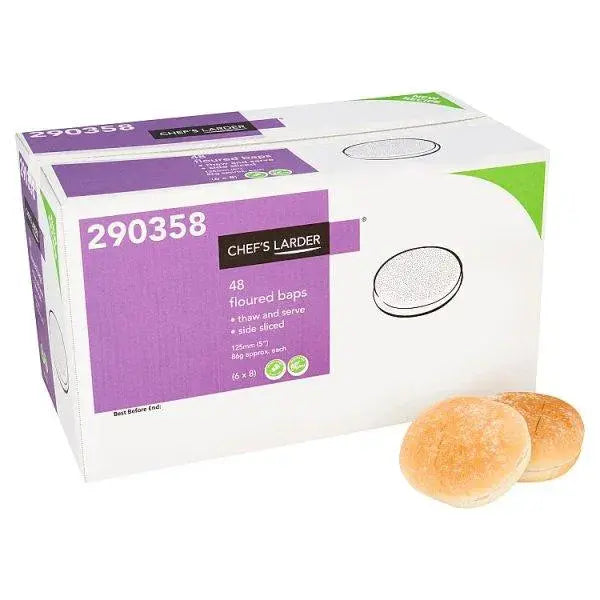 Chefs Larder 48 Floured Baps  Adomoo