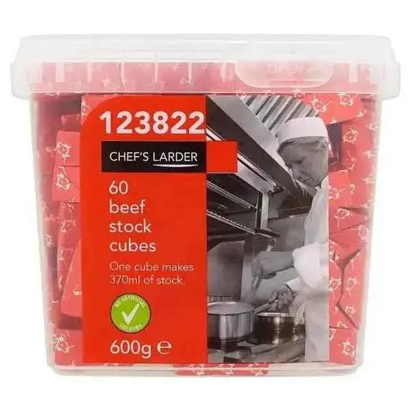 Chef's Larder 60 Beef Stock Cubes 600g  Adomoo