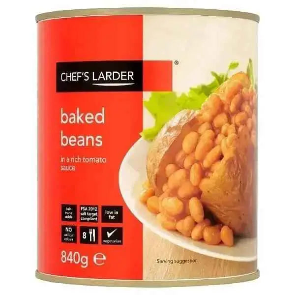 Chef's Larder Baked Beans in a Rich Tomato Sauce 840g  Adomoo