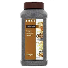 Chef's Larder Black Sesame Seeds 550g  Adomoo