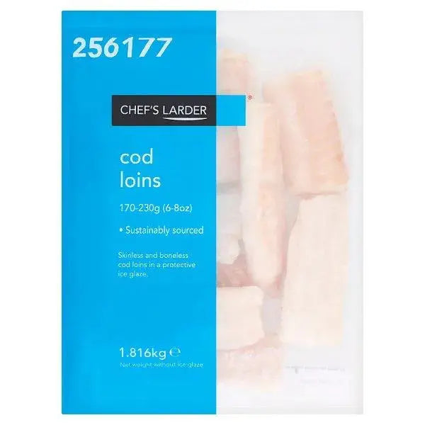 Chefs Larder Cod Loins 1.816kg  Adomoo