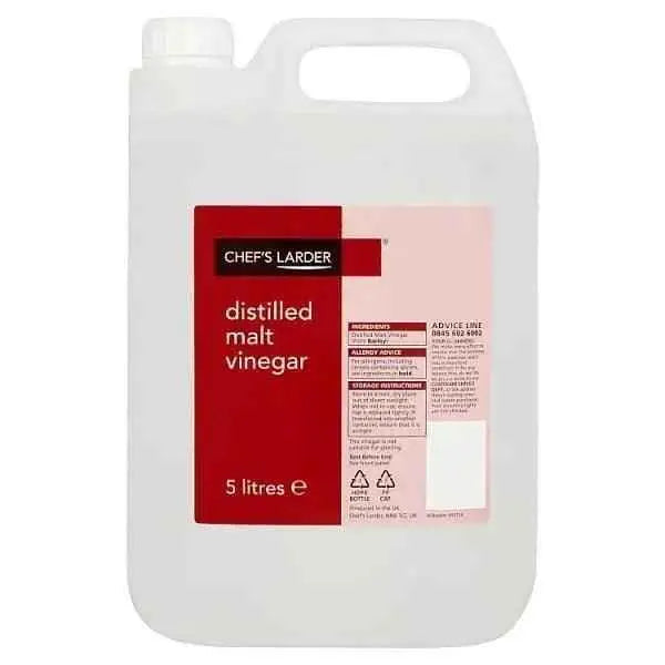 Chef's Larder Distilled Malt Vinegar 5 Litres  Adomoo