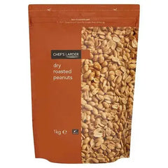 Chef's Larder Dry Roasted Peanuts 1kg  Adomoo