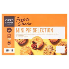 Chefs Larder Food to Share Mini Pie Selection 624g  Adomoo