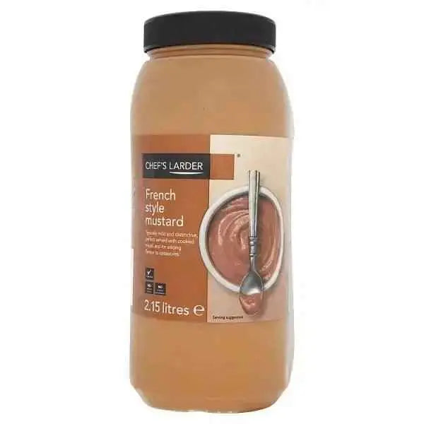Chef's Larder French Style Mustard 2.15 Litres  Adomoo