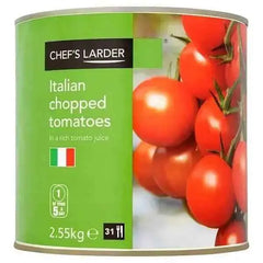 Chef's Larder Italian Chopped Tomatoes in a Rich Tomato Juice 2.55kg  Adomoo