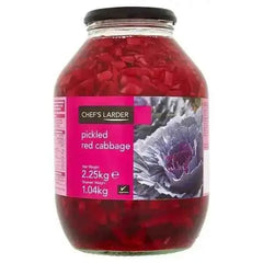 Chef's Larder Pickled Red Cabbage 2.25kg (Drained Weight 1.04kg)  Adomoo