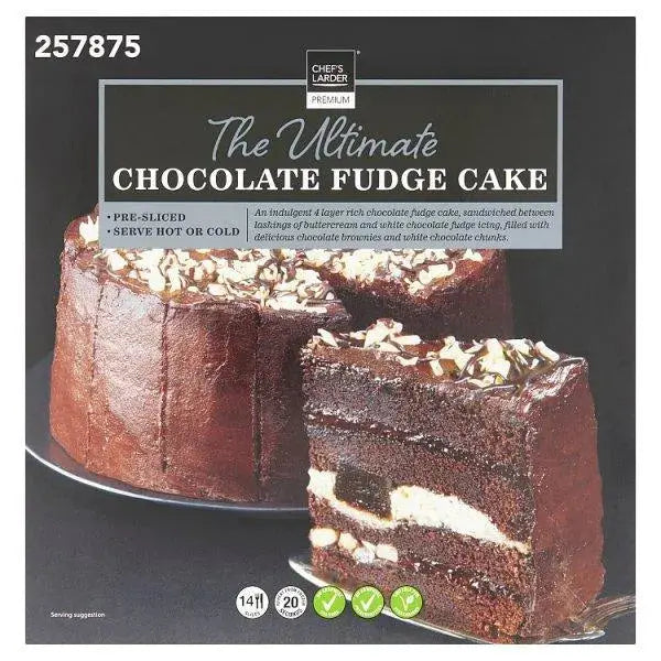 Chefs Larder Premium The Ultimate Chocolate Fudge Cake  Adomoo