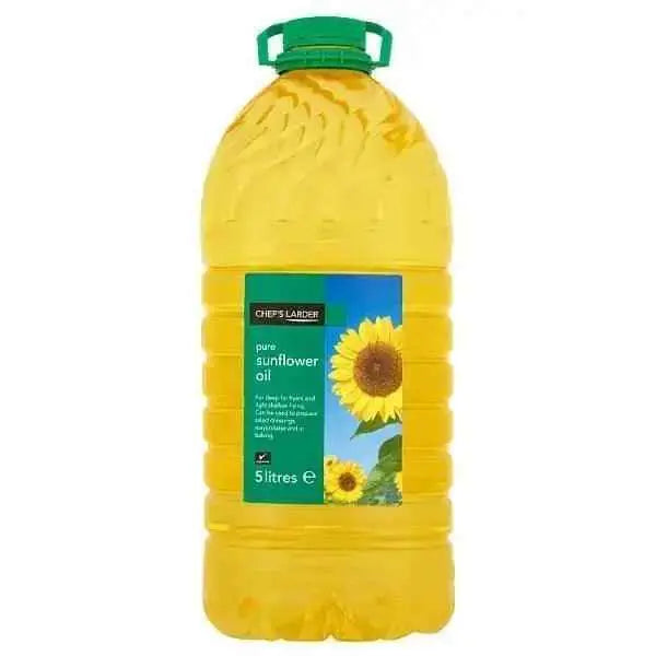 Chef's Larder Pure Sunflower Oil 5 Litres  Adomoo