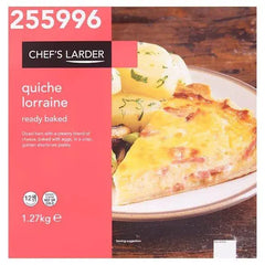 Chefs Larder Quiche Lorraine 1.27kg  Adomoo