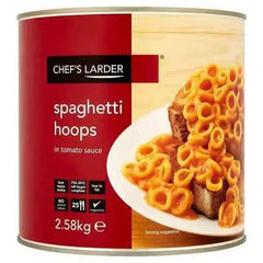 Chef's Larder Spaghetti Hoops in Tomato Sauce 2.58kg  Adomoo