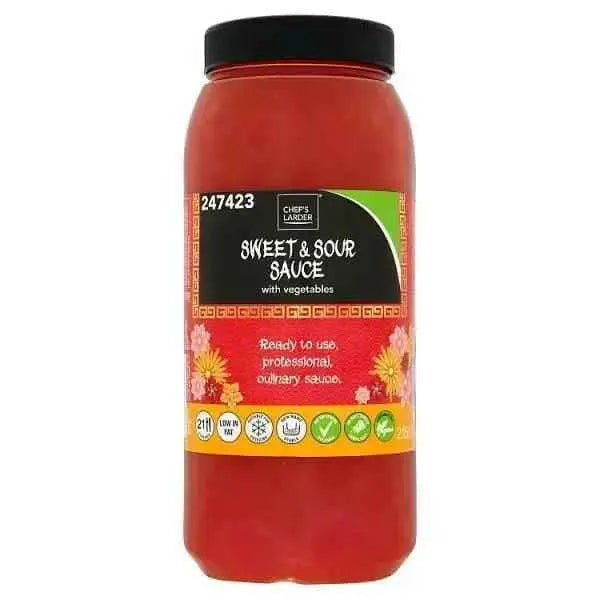 Chef's Larder Sweet & Sour Sauce with Vegetables 2.15L  Adomoo