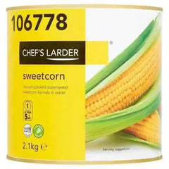 Chef's Larder Sweetcorn 2.1kg (Drained Weight 1.77kg)  Adomoo