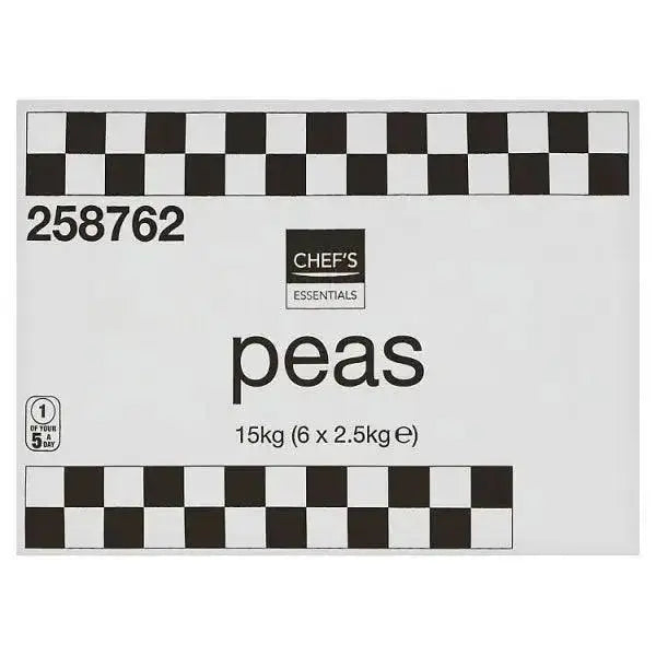 Chefs Essentials Peas 15kg (6 x 2.5kg)  Adomoo