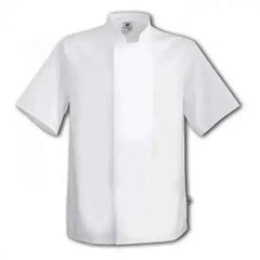 Chefs Jacket Short Sleeve Black, White Adomoo
