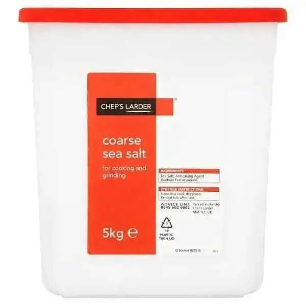Chefs Larder Coarse Sea Salt 5kg  Adomoo