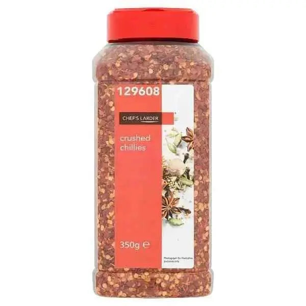 Chefs Larder Crushed Chillies 350g  Adomoo