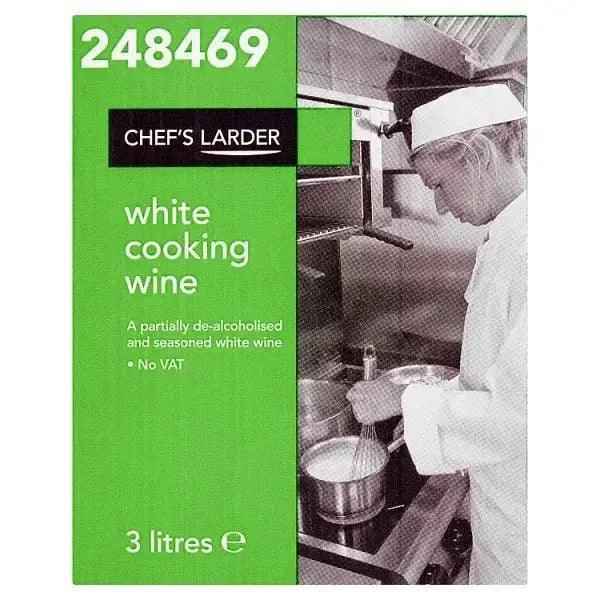 Chefs Larder White Cooking Wine 3 Litres  Adomoo