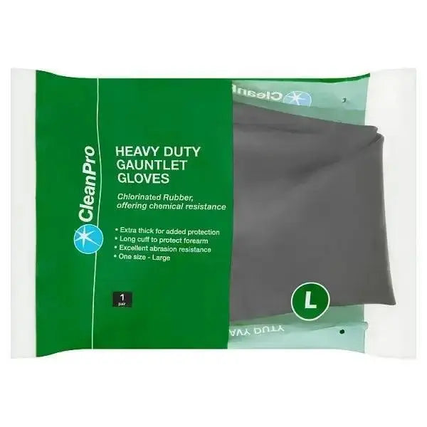 CleanPro Heavy Duty Gauntlet Gloves Large 1 Pair  Adomoo