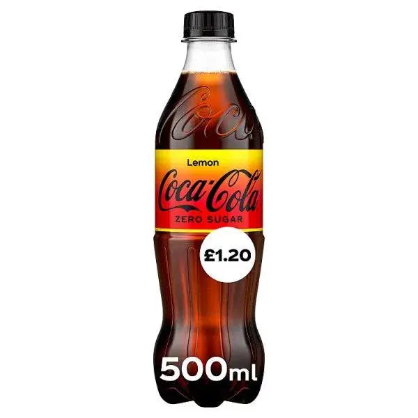 Coca Cola Zero Lemon PM120 (Case of 12)  Adomoo